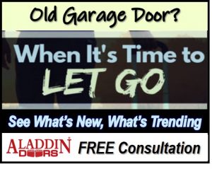 Garage door replacement consultation ad