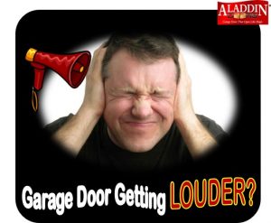 Man annoyed by noisy garage door