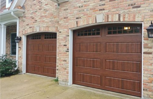 wooden garage doors