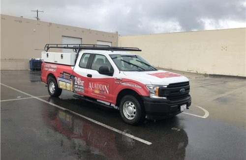 garage door service truck