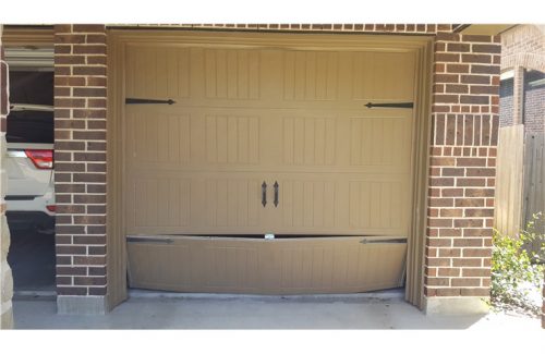 broken garage door