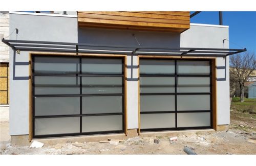 clear garage door installation