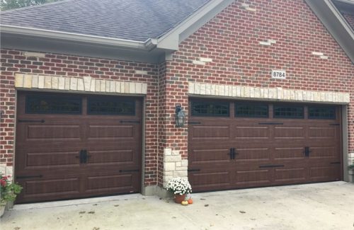 wooden garage doors