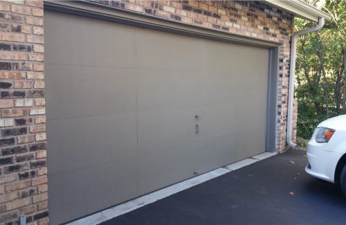 grey garage door