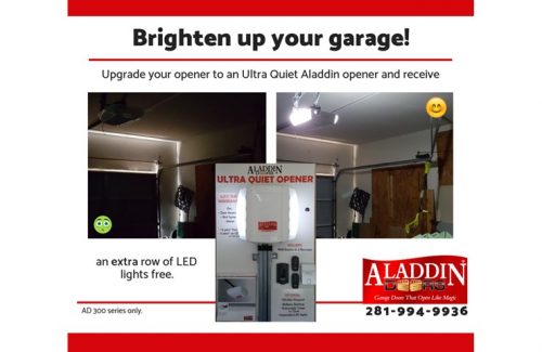 brighten up your garage