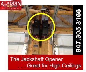 wall mounted jackshaft garage door openers