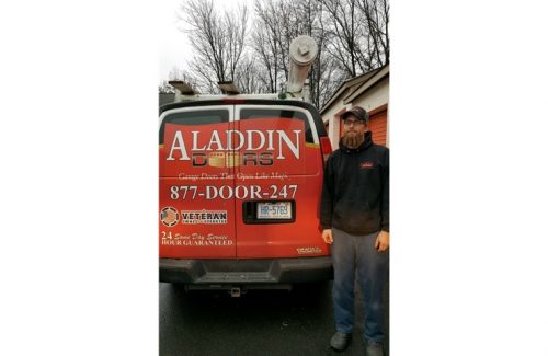 aladdin doors service truck