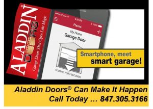 smart garage door opener technology ad