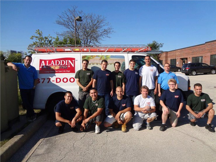 The Aladdin Garage Doors team