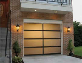 modern style garage door