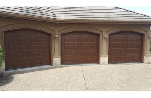 brown garage doors