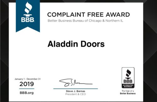 complaint free award 2019