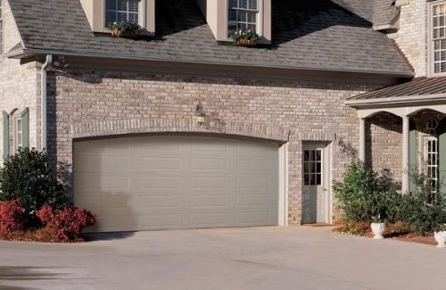 white garage door replacement