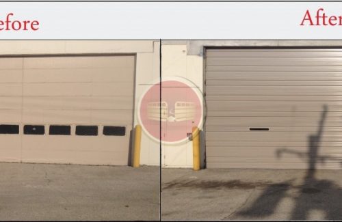 garage door replacement images