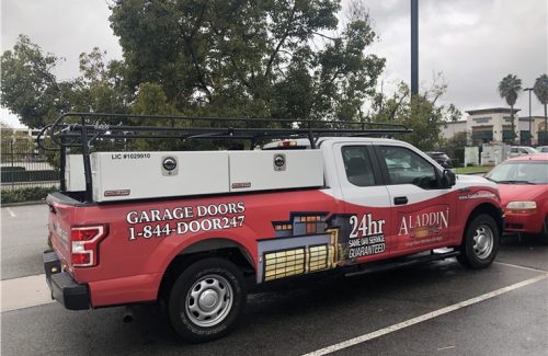 garage door service truck