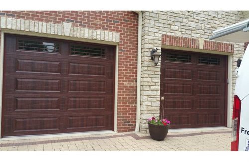 wooden garage doors