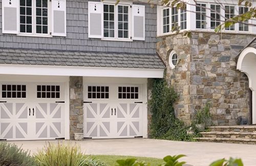 barn door style garage door