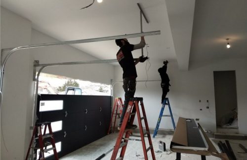 installing new garage door