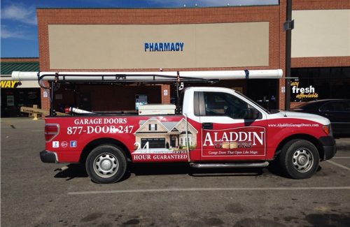 aladdin doors service truck