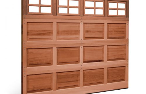 wood garage door