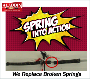 Broken spring replacement graphic