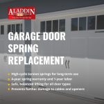 Garage Door Spring Replacement in Arlington Heights, IL - Aladdin Doors